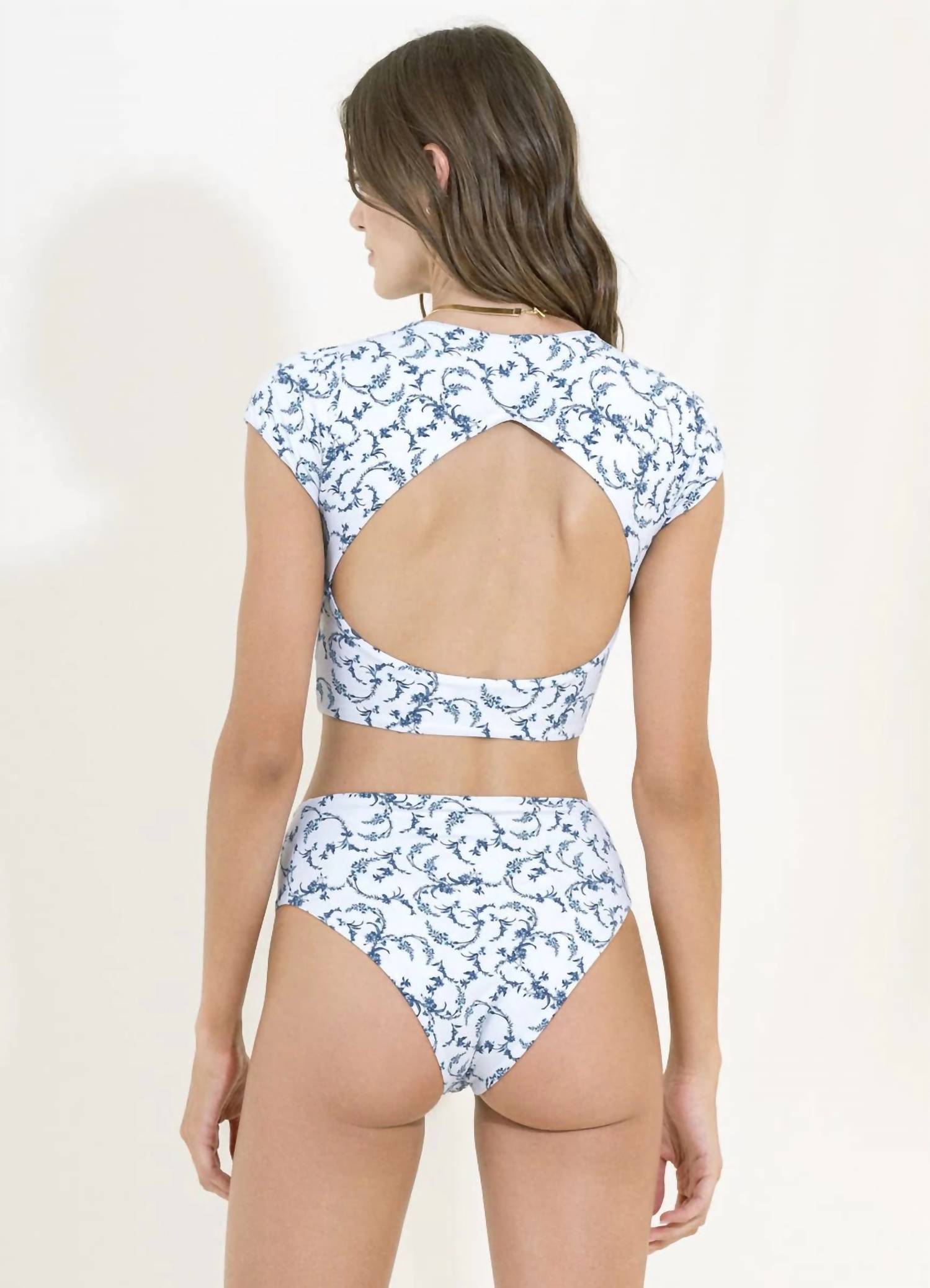 Maaji - Acanthus Camila Reversible Swim Crop Top