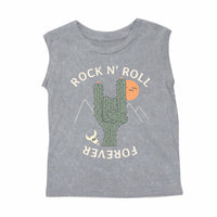 Tiny Whales - Boys' Cactus Rock Muscle Tee