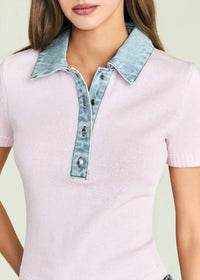 Ser.O.Ya - Erika Short Sleeve Knit Top