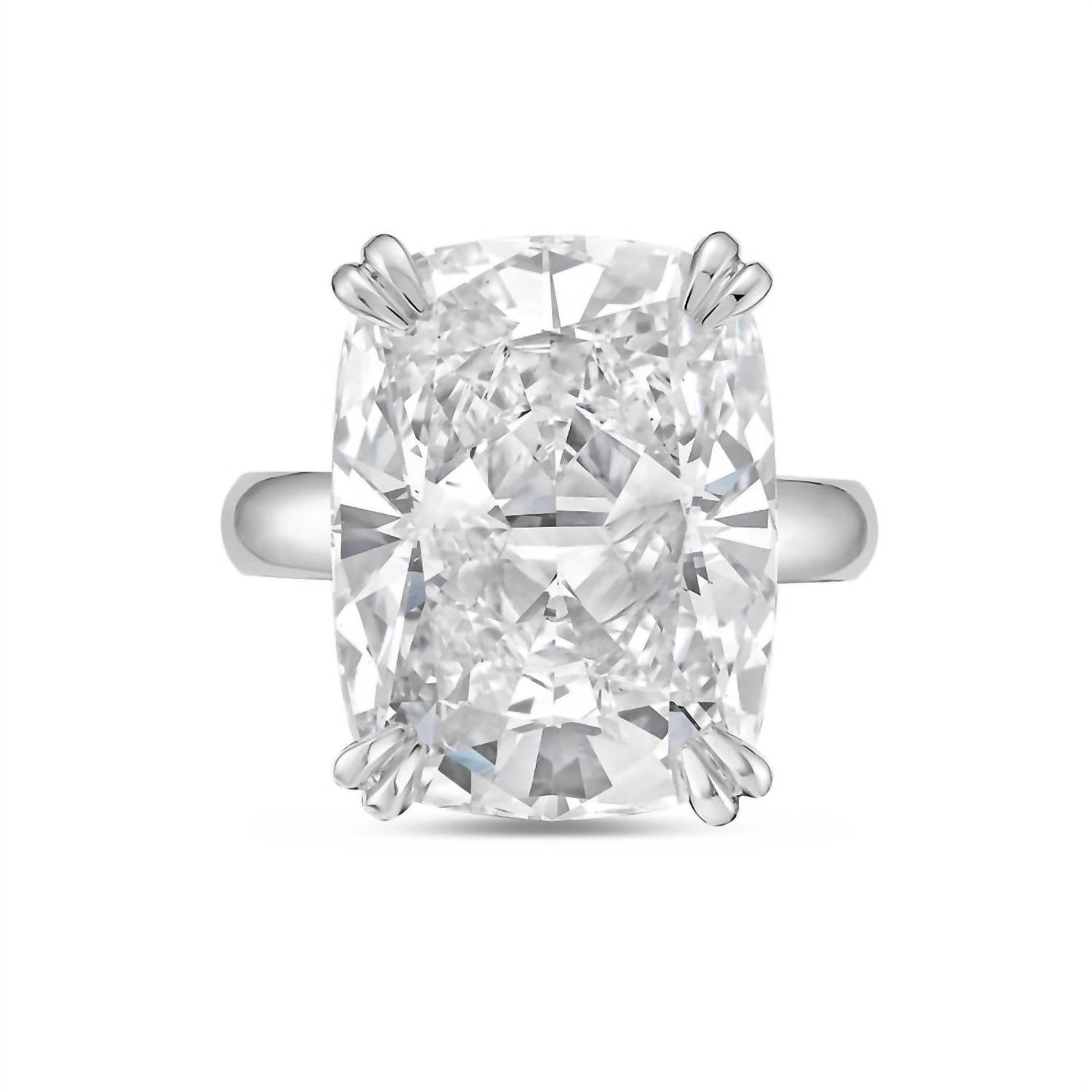 Diana M Jewels - Women's Cushion Lab-Grown Diamond Fashion Ring (1.00 TWC) - Delicate