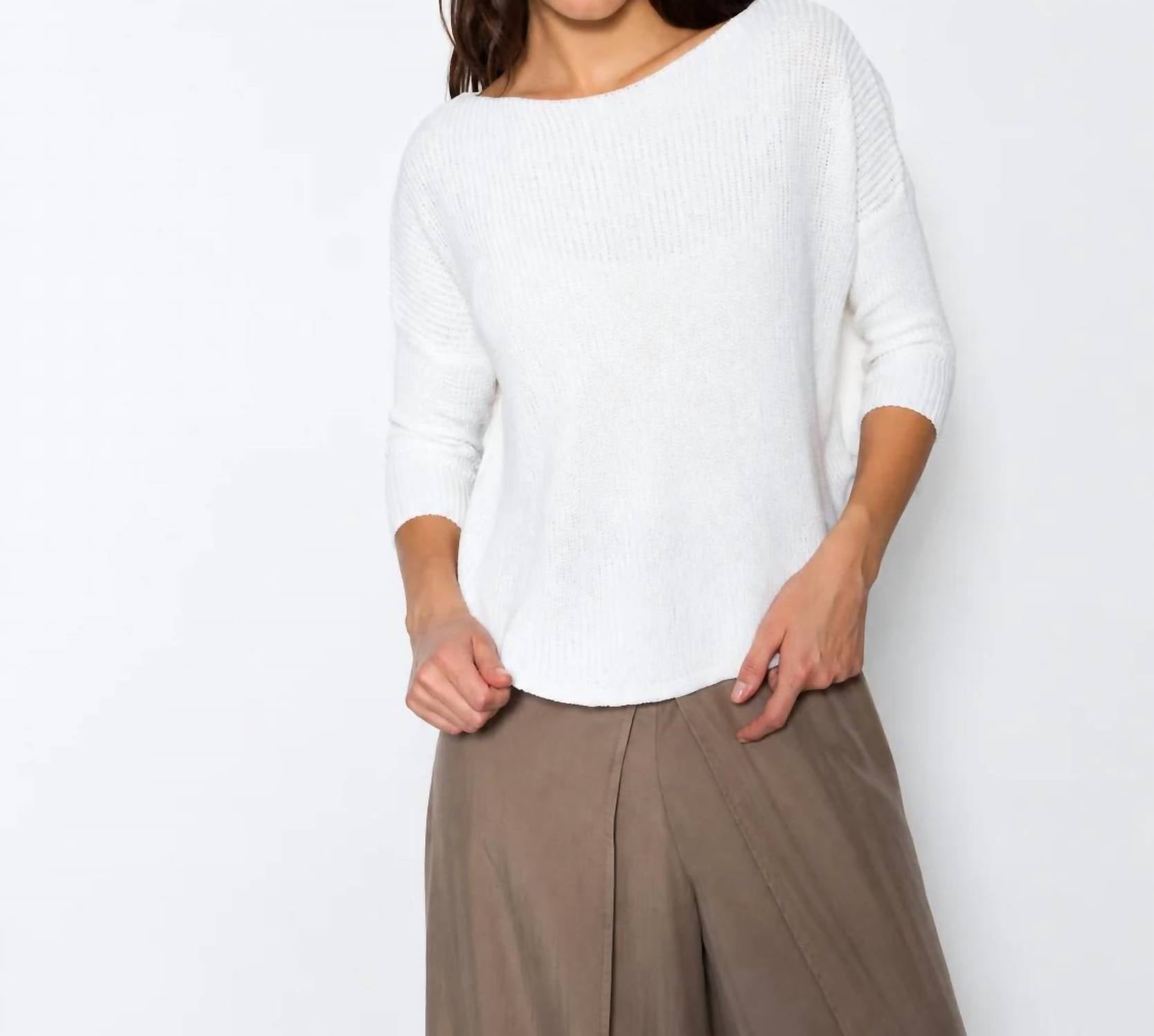 Blueberry - Side Split Sweater