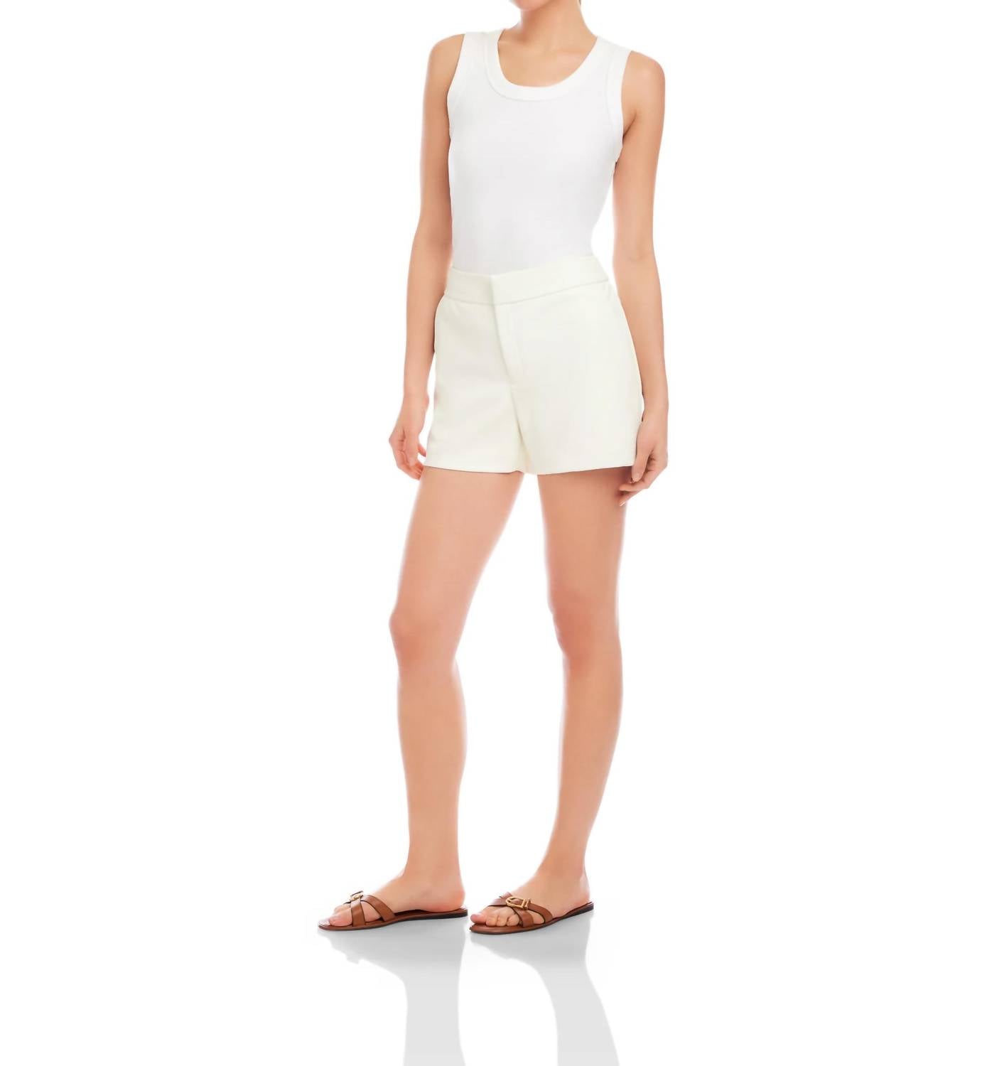 Fifteen Twenty - Faux Leather Modern Shorts