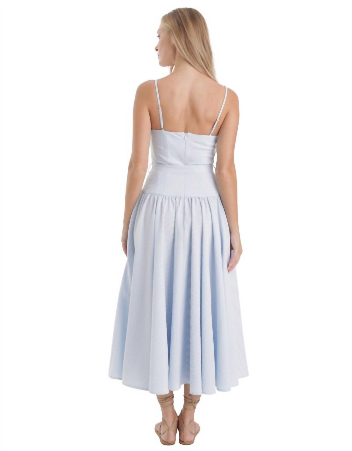 Karina Grimaldi - Mavi Stripe Midi Dress