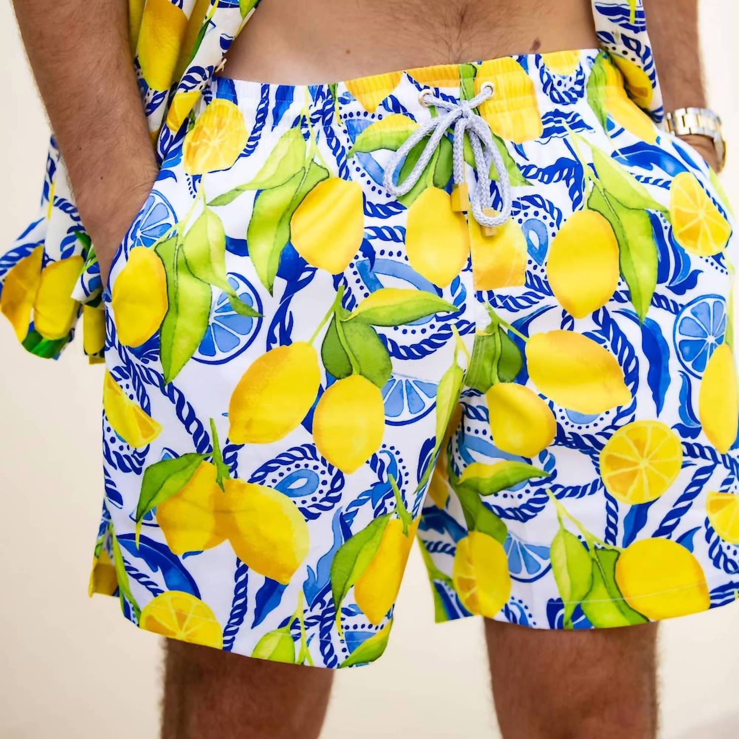 Kenny Flowers - The Bossitano Swim Trunks Short - 4.5"