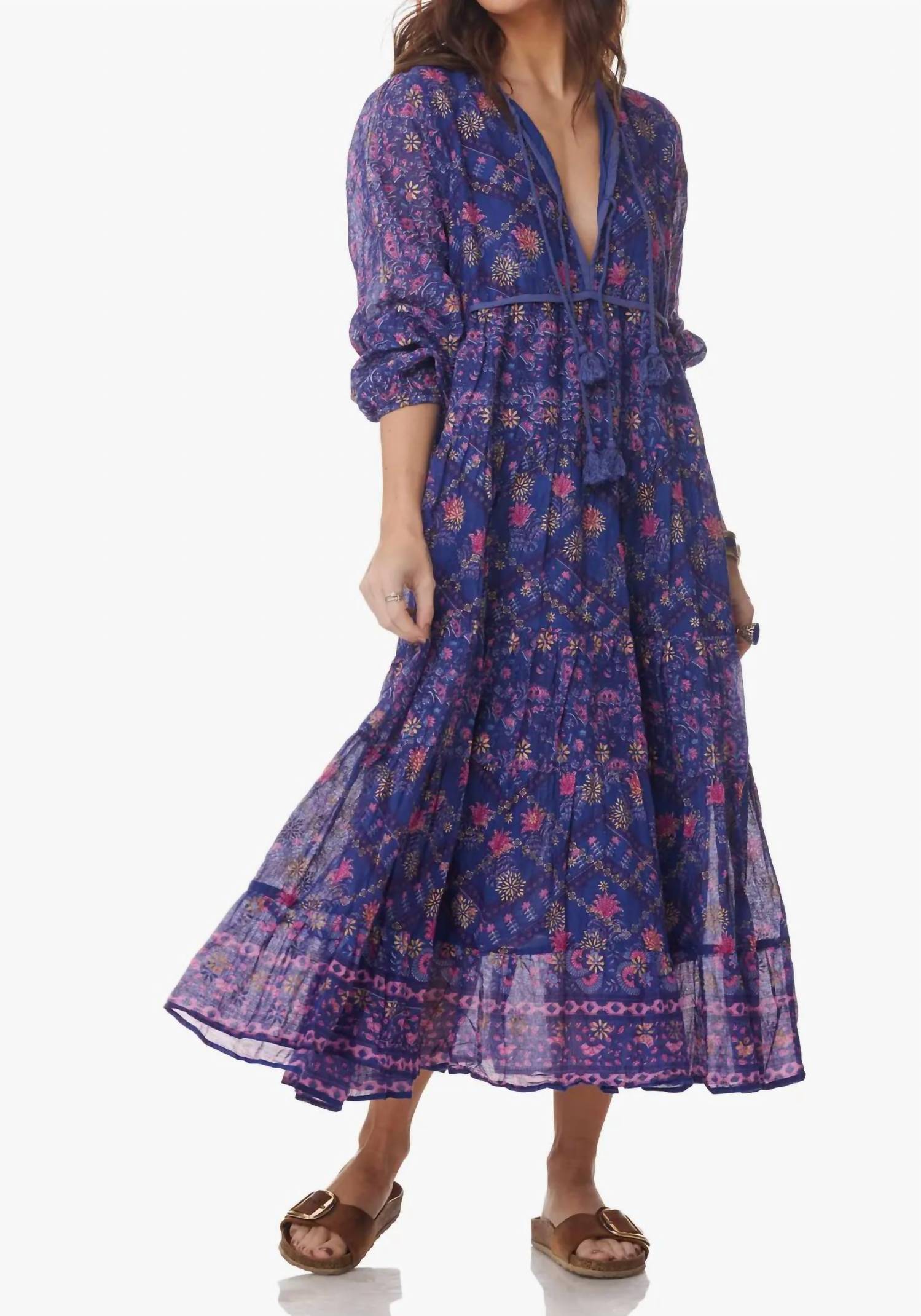 Blue Boheme - Kayla Printed Midi Dress
