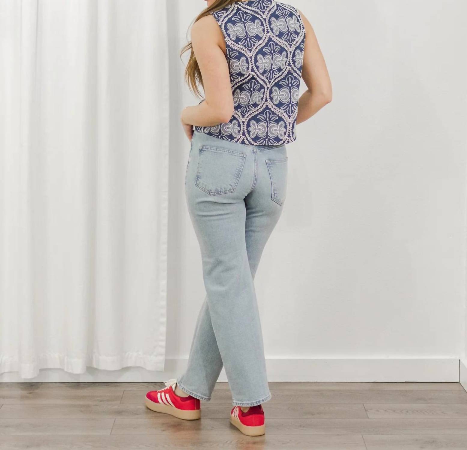 Greylin - Remy Embroidered Top