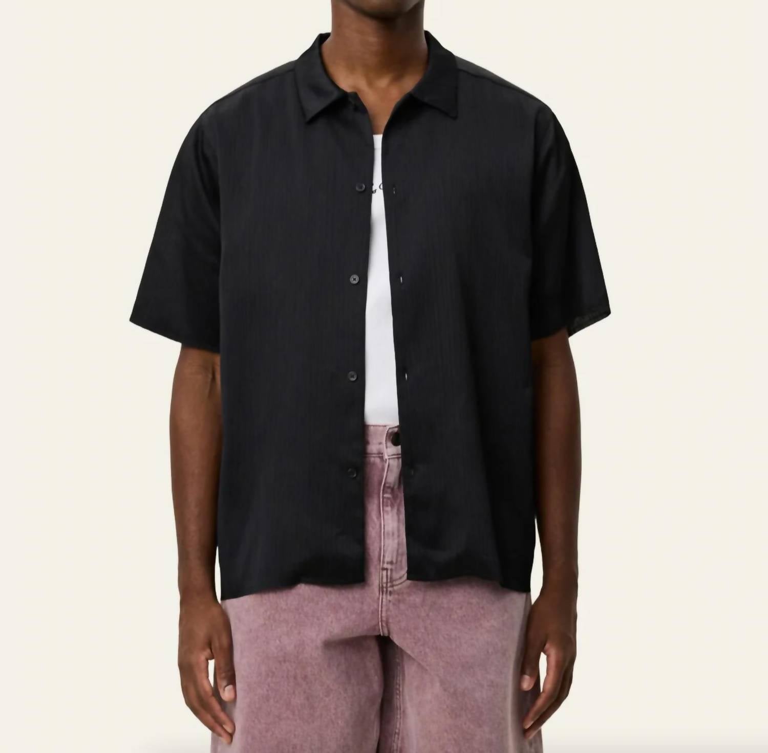 Les Deux - Hector Plisse Short Sleeve Shirt