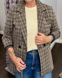 Tea N Rose - Women's Checkmate Blazer