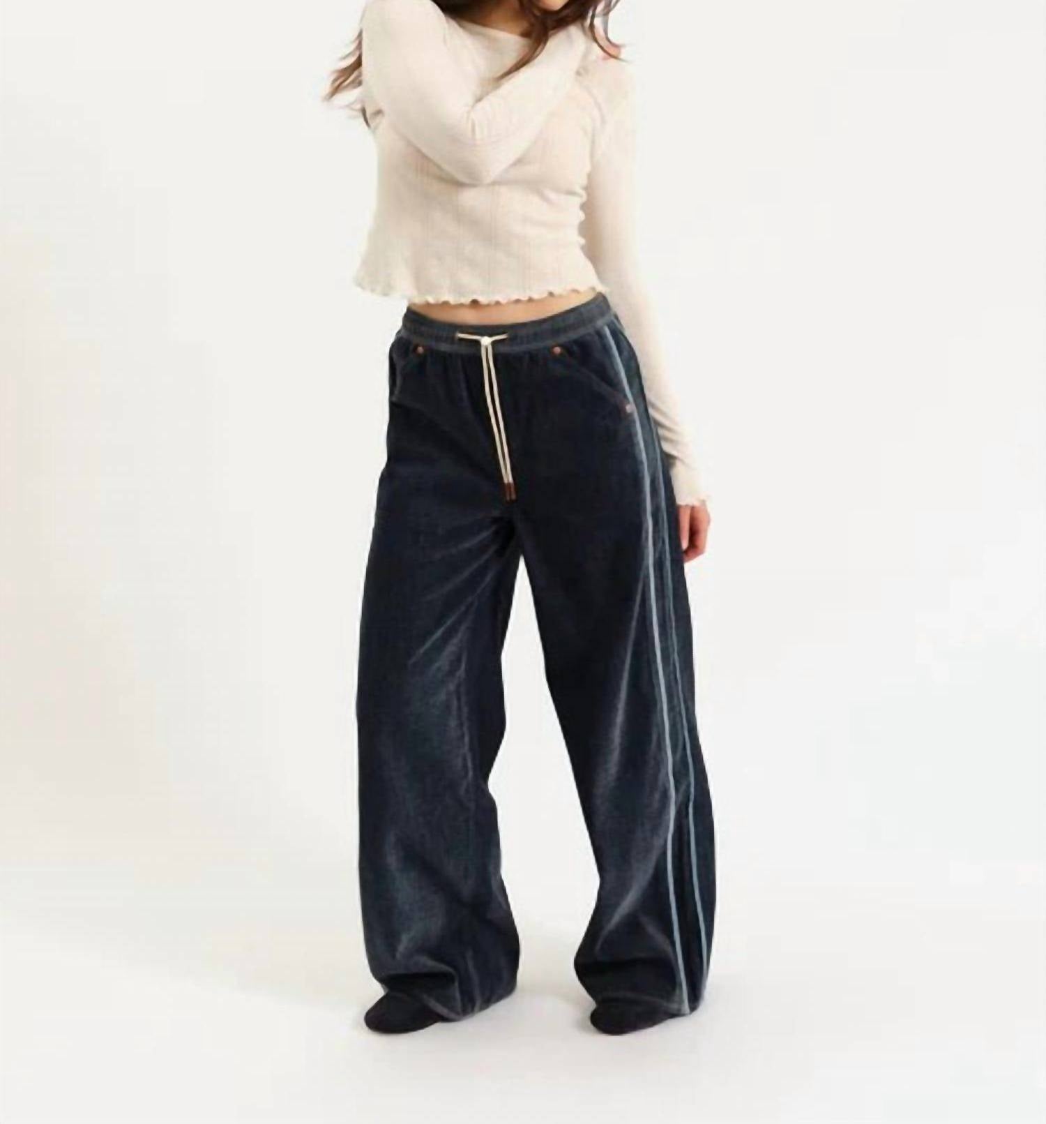 Daze - Cozy Jean Wide Leg Pull-on Pants