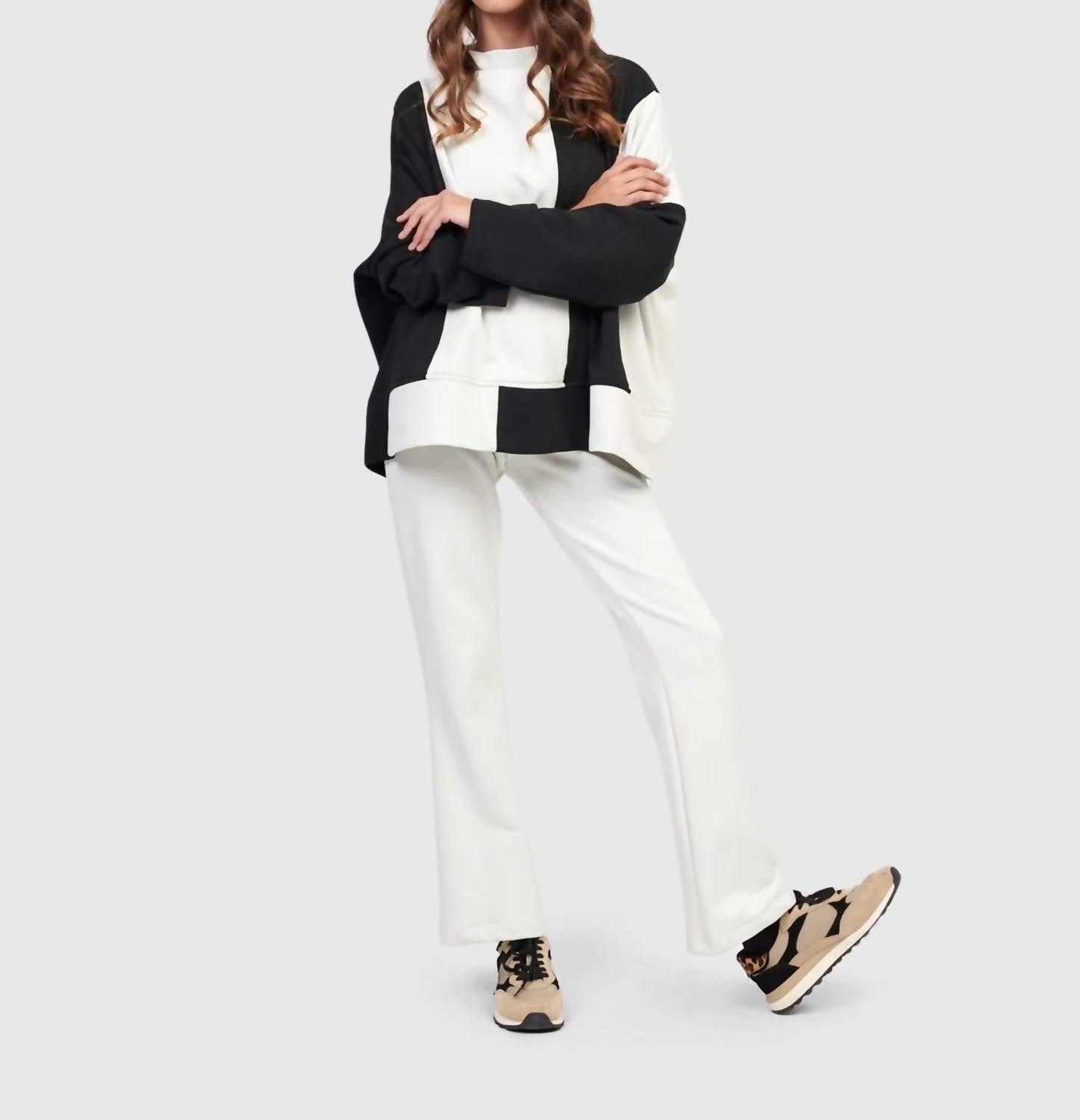 ALEMBIKA Urban Calloway Kick Flare Pants in ice - women's pants - view 6