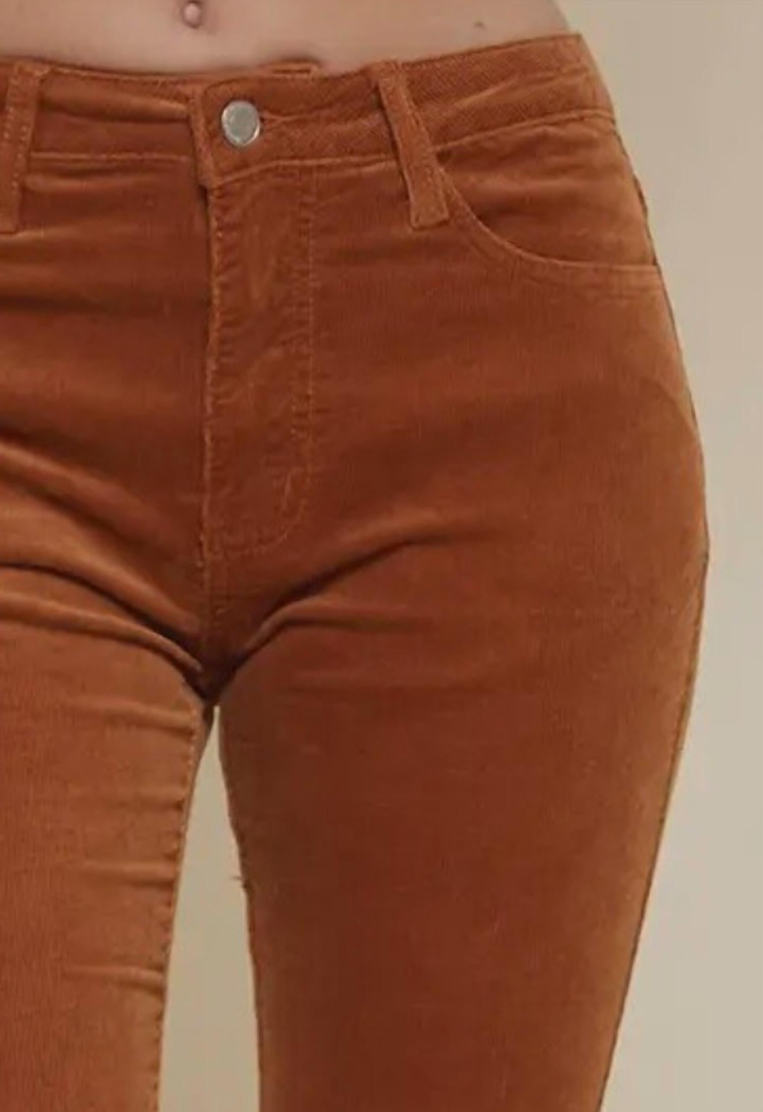 Saints & Hearts - Corduroy Bell Pants - Plus