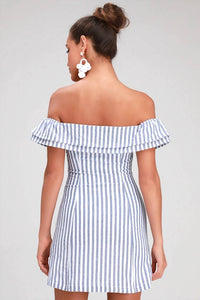 Lulus - Women's Seaside Skipper Mini Dress