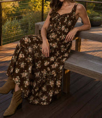 Blu Pepper - Golden Meadow Midi Dress