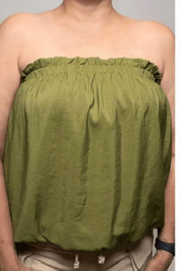 Naked Zebra - Crinkled Breeze Bubble Top