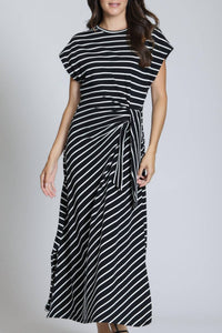 Apny - Stripe Maxi Dress