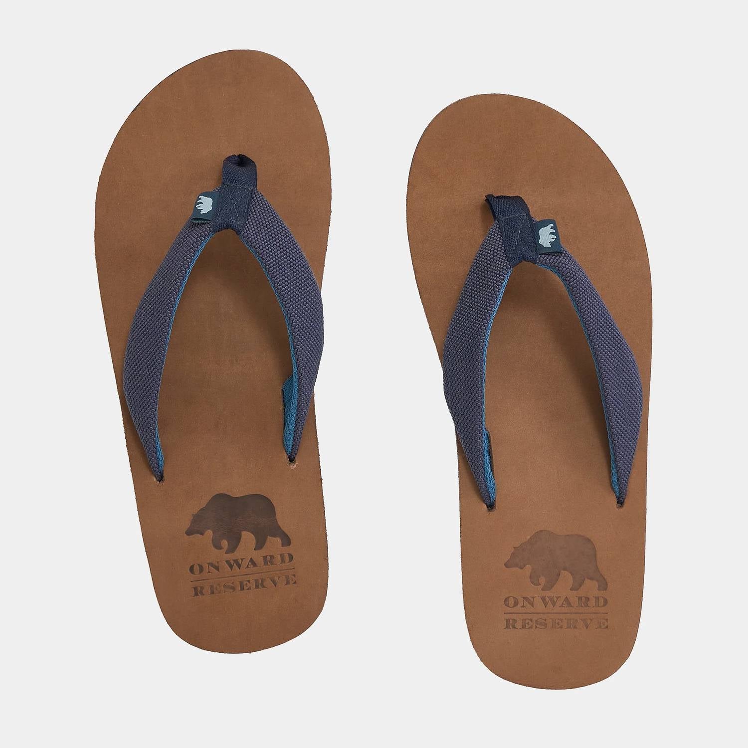 Onward Reserve - Men's Leather Flip Flop Sandals