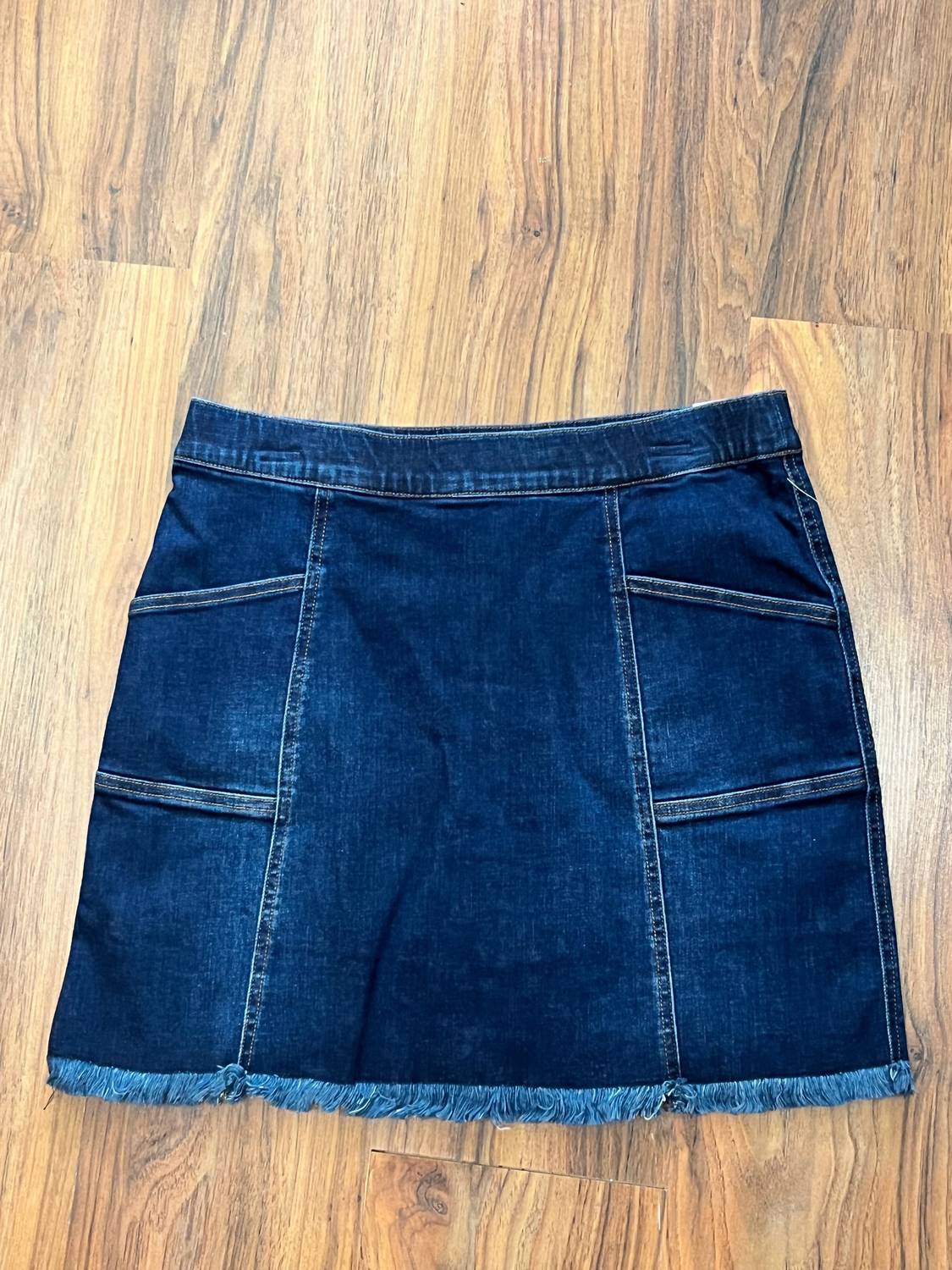 Slimsation By Multiples - Jean Fringe Hem Skorts