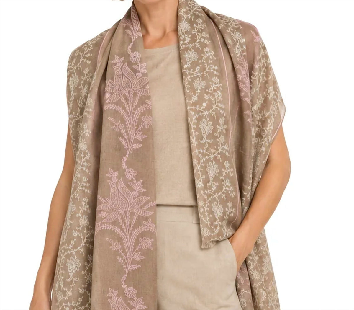 Jodi Rose - Blush Garden Shawl