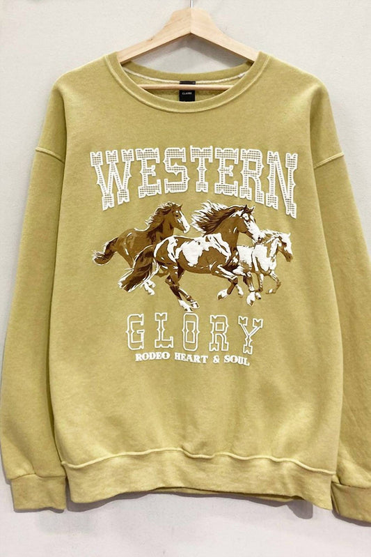 Sweet Claire - Western Glory Sweatshirt