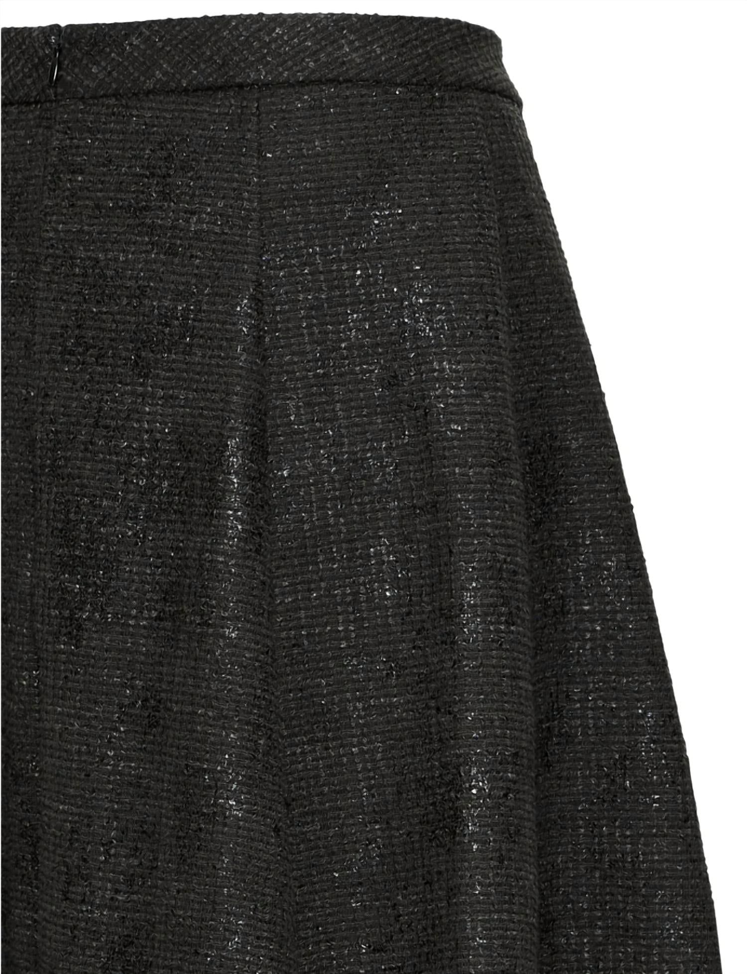 ICHI Women's Kate Gleam Skirt in black - women's skirt - alternate view