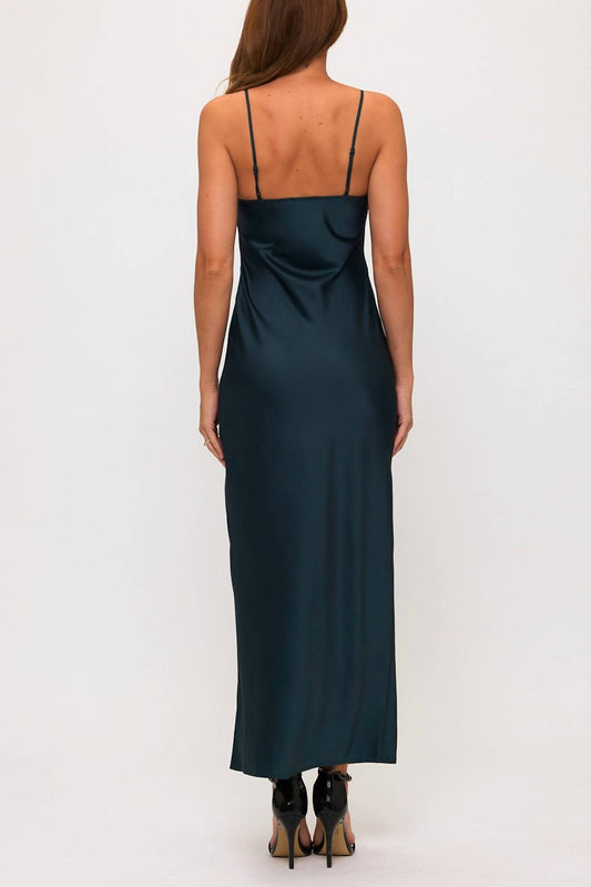 Lovely Day - Cowl Neck Maxi Slip Dress