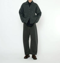 7115 By Szeki - Chunky Collared Recycled Wool Cardigan