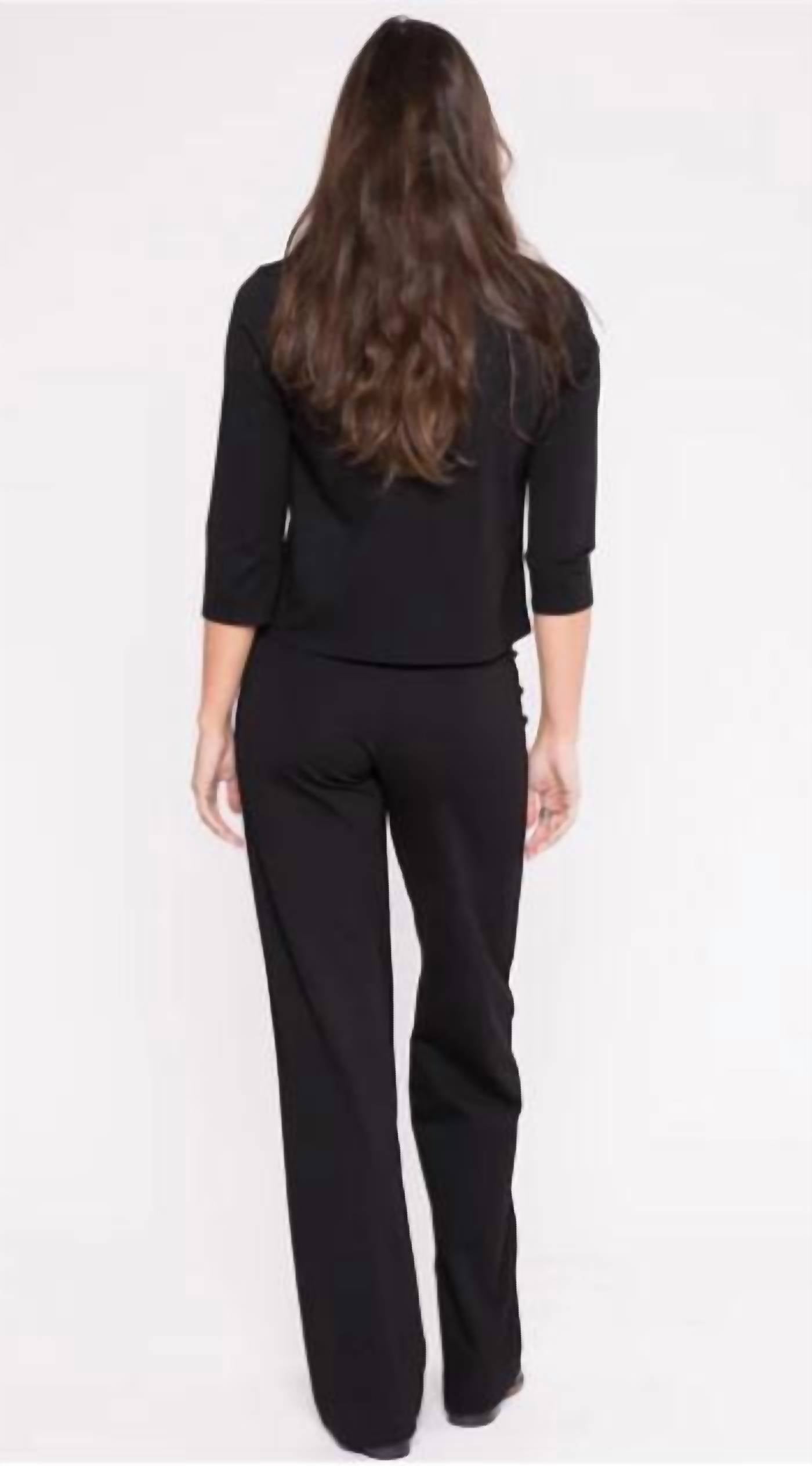 Ripley Rader - Ponte Quarter Sleeve Top