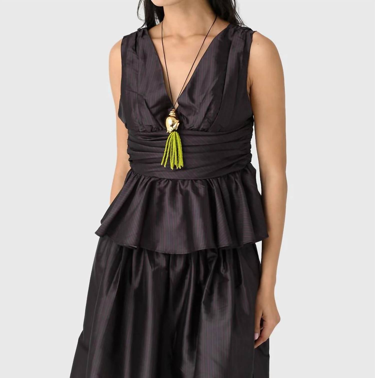 Never A Wallflower - Peplum Top