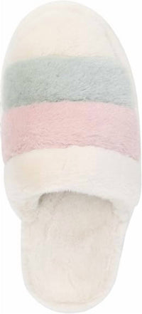 VIONIC Women's Cosmina Shearling Mule Slippers in cream multi - women's shoe - alternate view