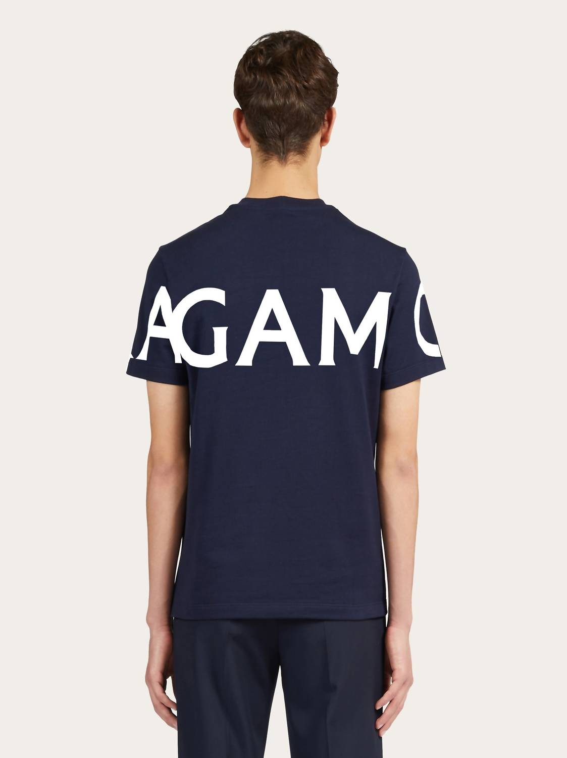 Salvatore Ferragamo - Short Sleeved T-shirt With Graphic Logo