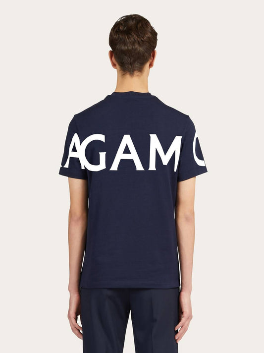 Salvatore Ferragamo - Short Sleeved T-shirt With Graphic Logo