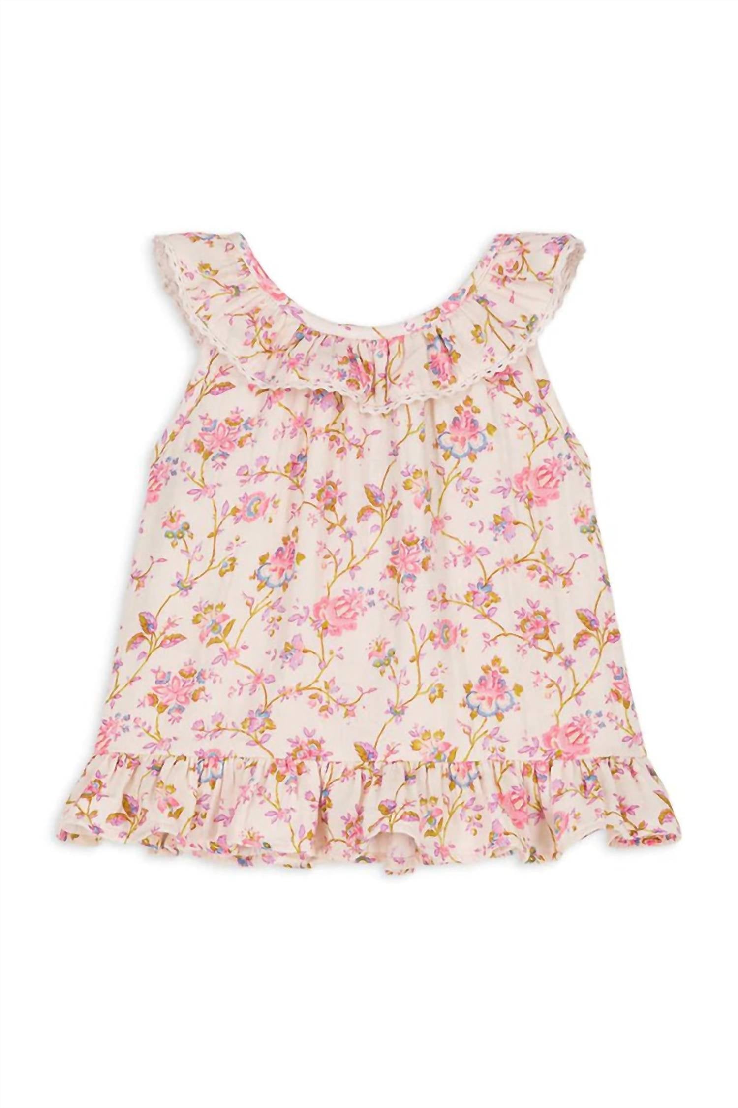 Louise Misha - Girl's Zelie Floral Blouse