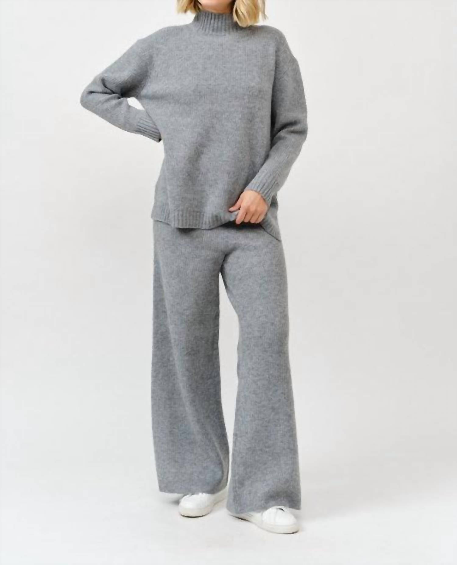 Cielo - Wide Leg Sweater Pants