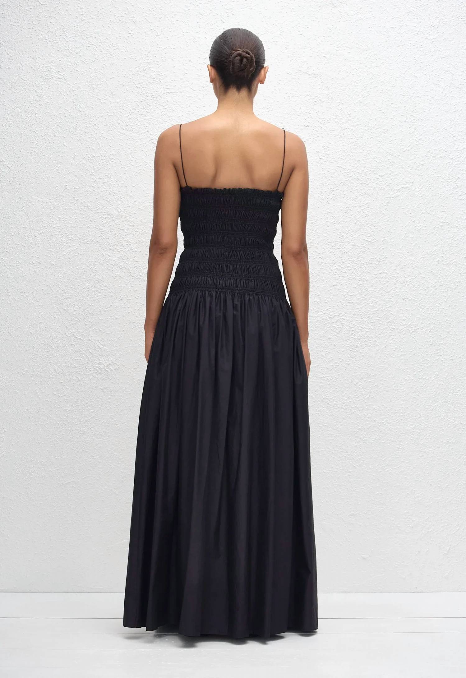 Matteau - Shirred Drop Waist Dress