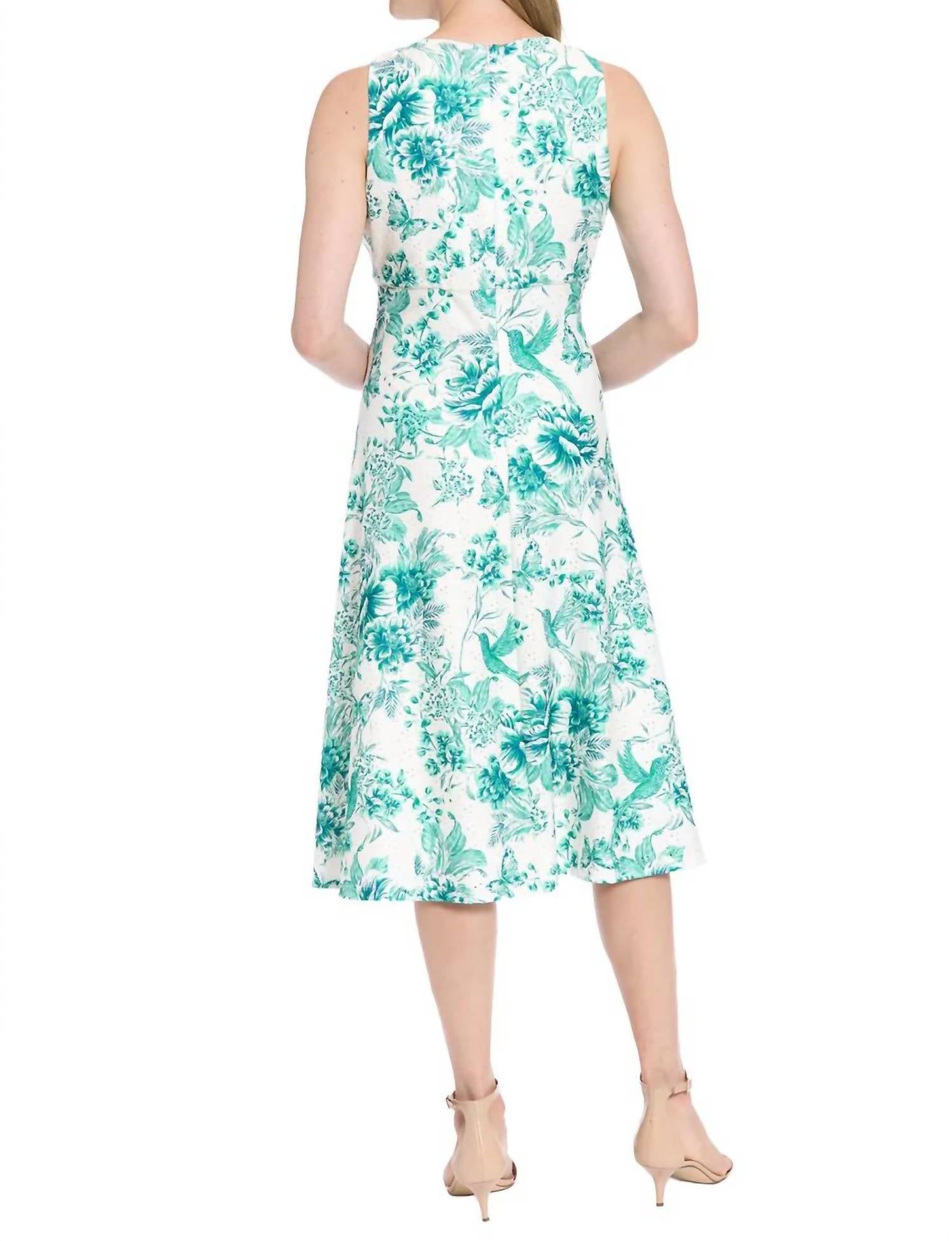 London Times - Keyhole Midi Dress
