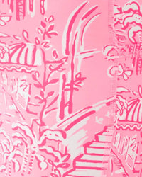 Lilly Pulitzer Upf 50+ Luxletic 5" Weekender High Rise Bike Short in conch shell pink pennys playground - women's shorts - view 6