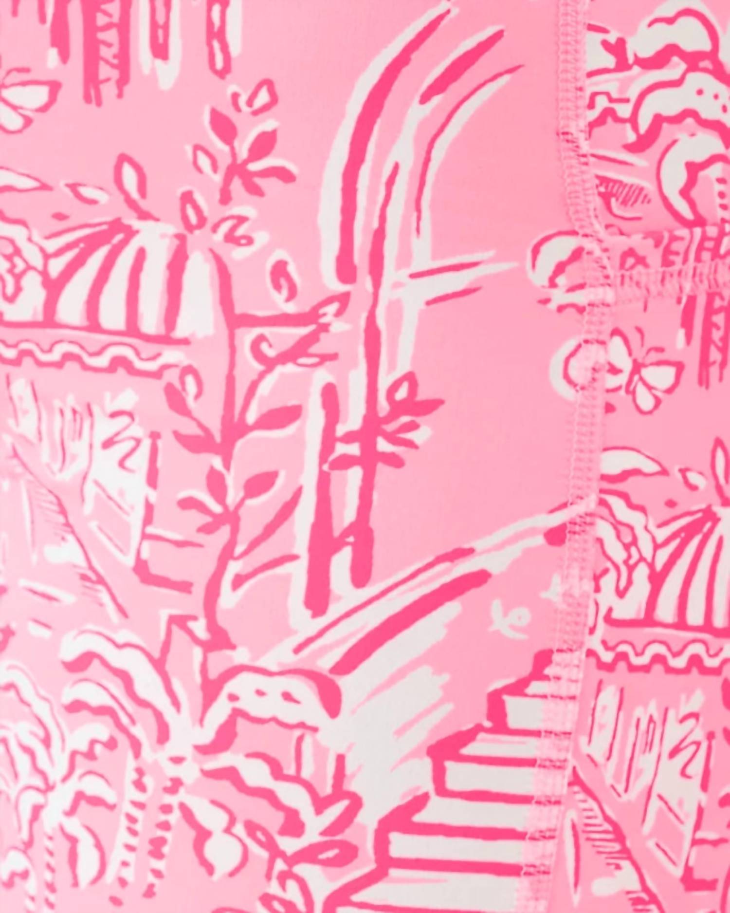 Lilly Pulitzer Upf 50+ Luxletic 5" Weekender High Rise Bike Short in conch shell pink pennys playground - women's shorts - view 6