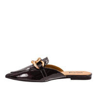 Corkys Footwear Women's Playin For Keeps Slip On Mules in black - women's shoe - detail view