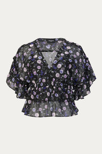 The Kooples - SILK TOP WITH PRINT