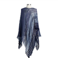Demdaco - Stripe And Textured Poncho