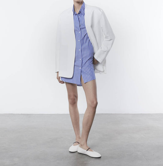 Enza Costa - POPLIN MINI SHIRTDRESS