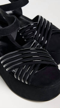 Tory Burch - Women's Bombe Cross Strap Platform Sandal