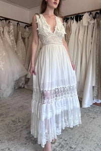 Fashion Concepts - Lace & Woven Maxi Dress