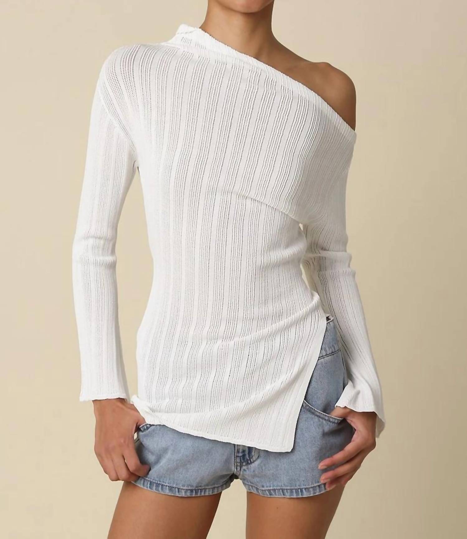 Olivaceous - Lauren Off Shoulder Top