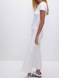 Good American - Good Waist Cropped Palazzo Jeans