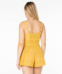 Roxy - Hazel Lace Up Top