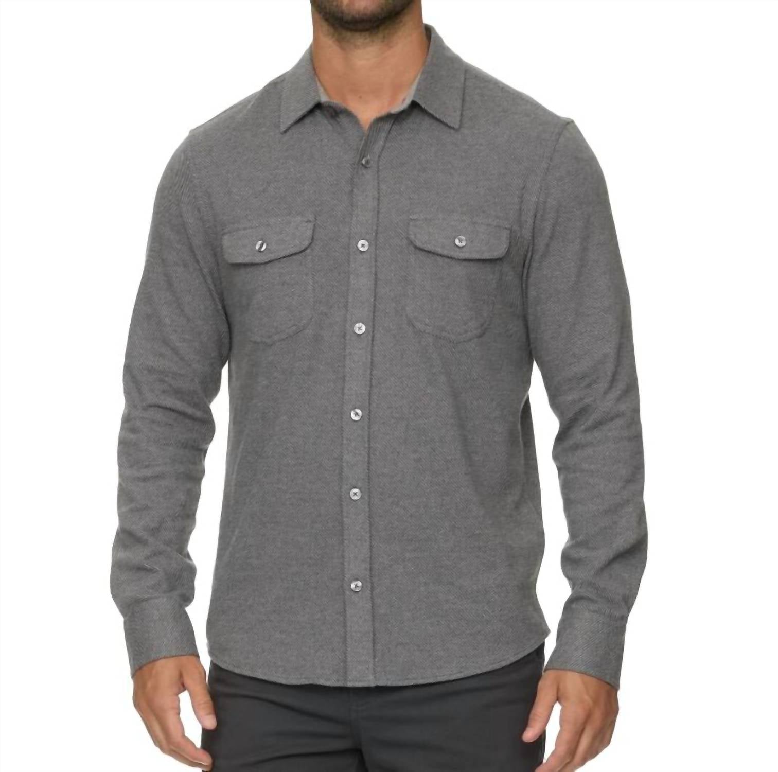 Flags & Anthem - Hero Stretch Solid Knit Shirt