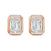 Diana M Jewels - Women's Emerald Lab-grown Diamond Stud Earrings (3.00 Tcw) - Signature
