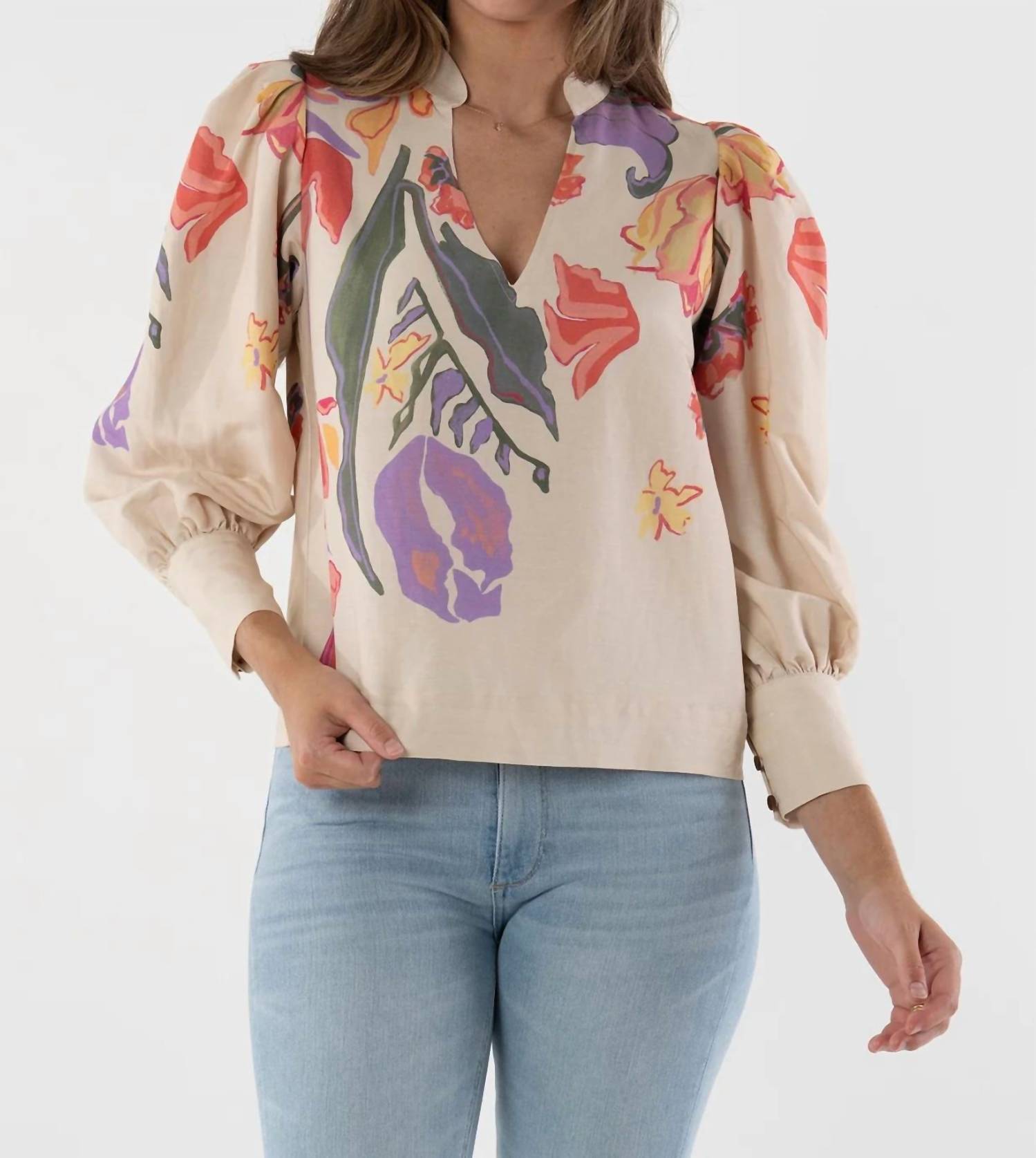 Emily Mccarthy - Linen Hampton Top