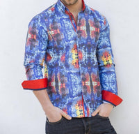 Eight X - Men's Digital Print Shirt